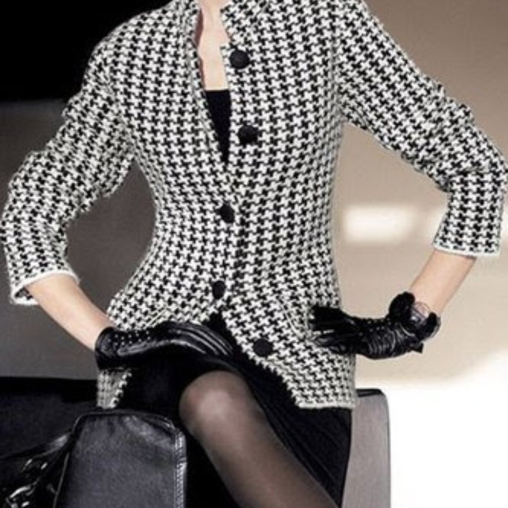 Elegant Houndstooth Regular Fit Jacket (NEW WITH TAG)